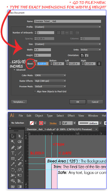 Create a Bleed in Illustrator