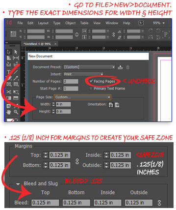Create Bleed in Indesign