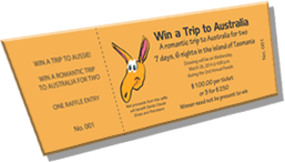 Win a Trip to Australia - A Romantic Trip to Australia for Two - Sample Ticket