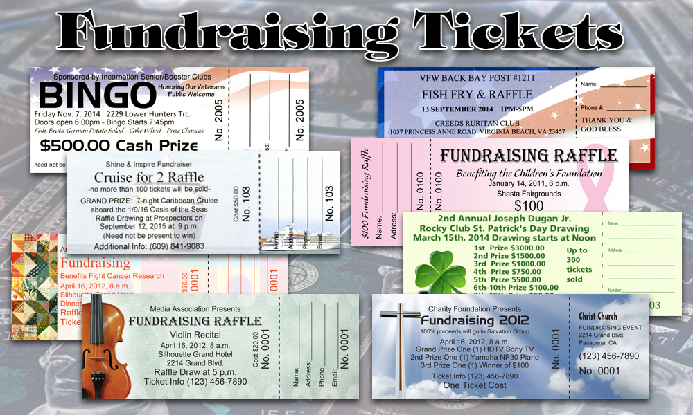 fundraising tickets best ticket printing make tickets for fundraiser