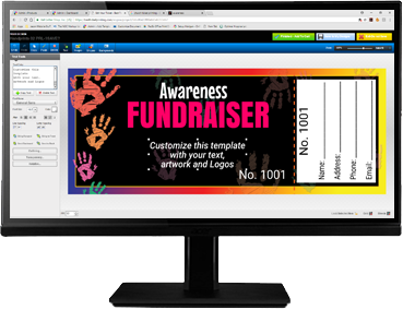 Create Awareness-themed tickets with our easy-to-use online ticket editor!