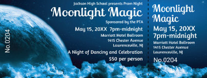 prom ticket creator