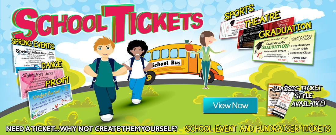 School Event Ticket Printing